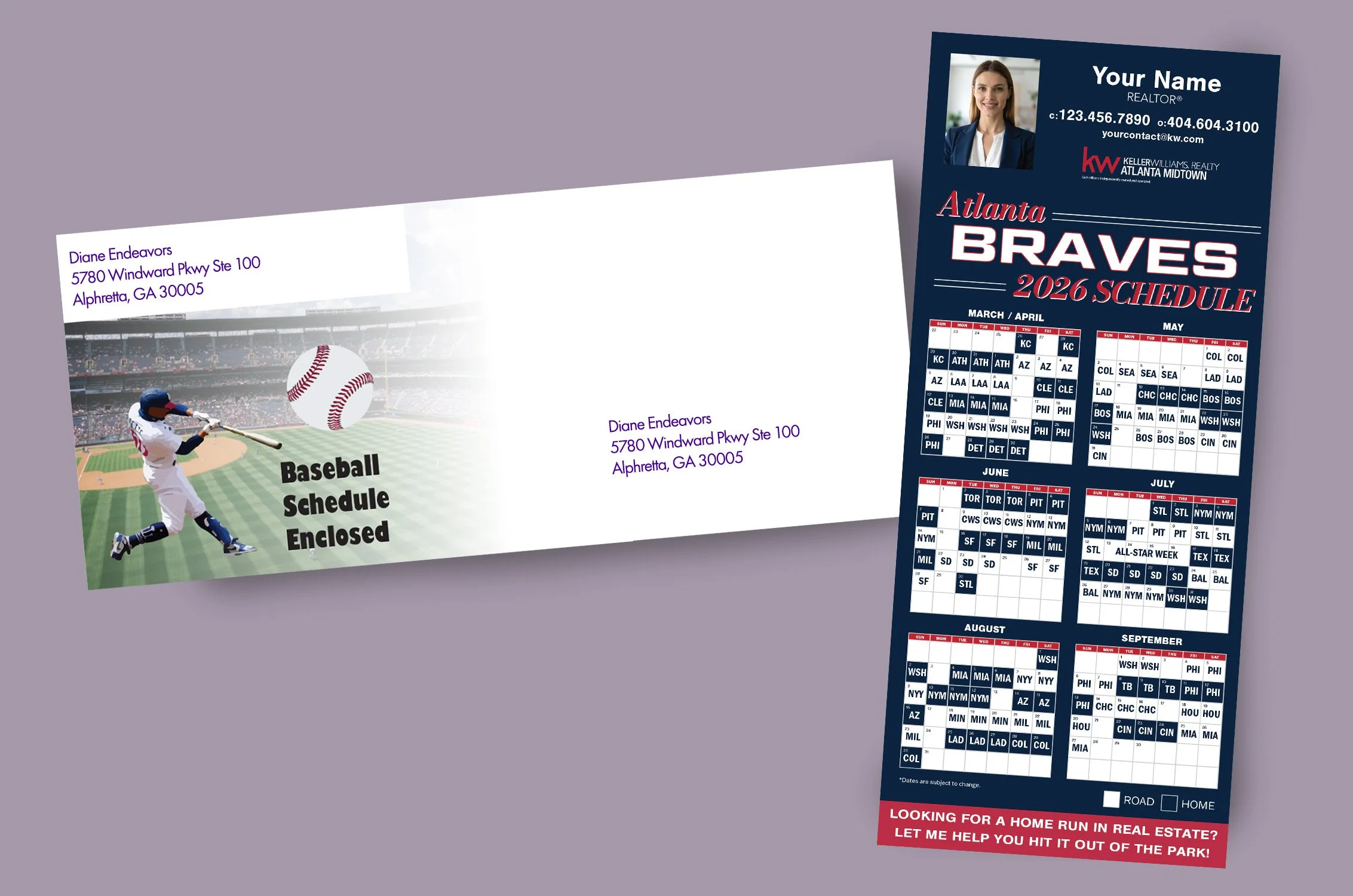 Braves Magnets - March Premium Plan