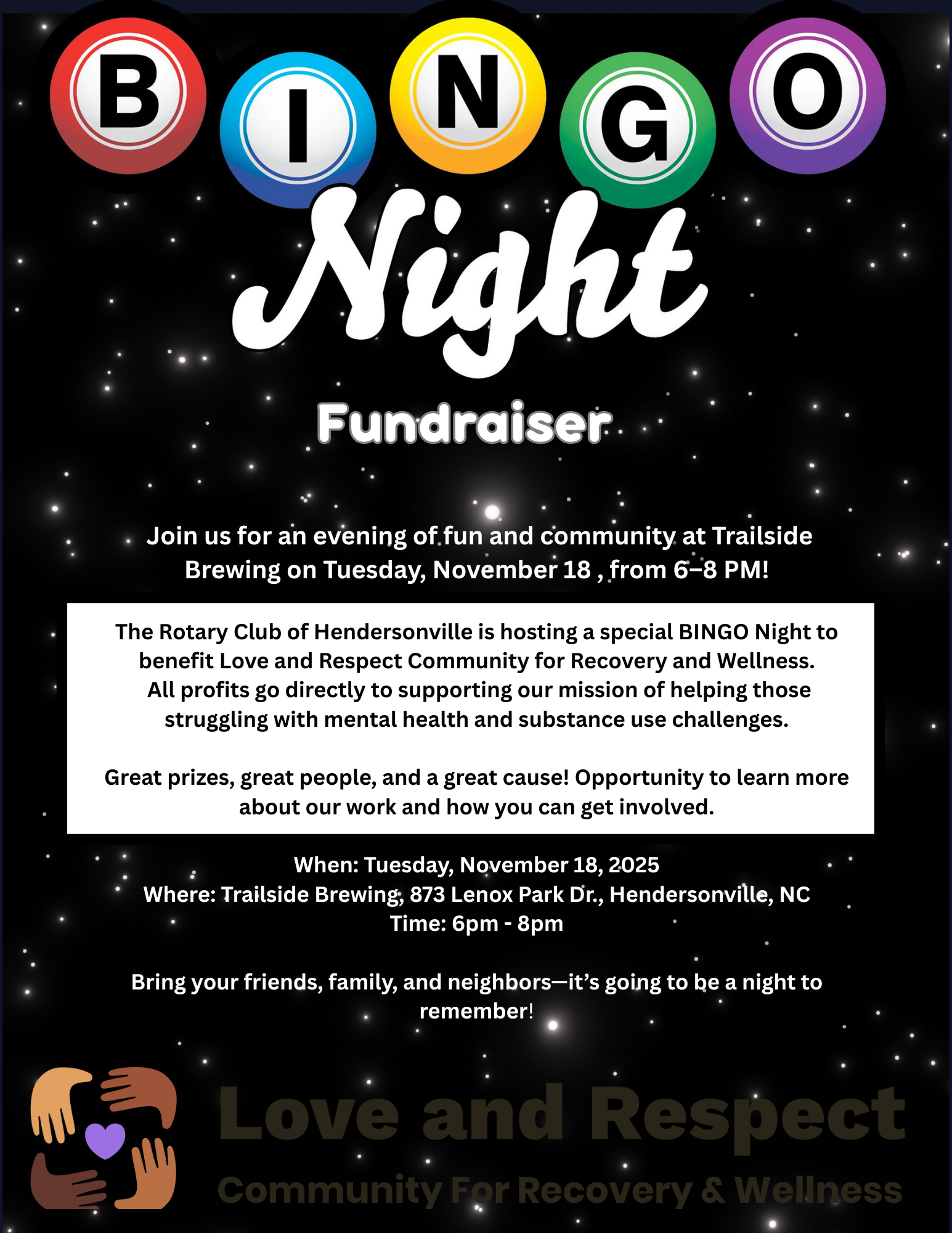 Bingo Night Fundraiser