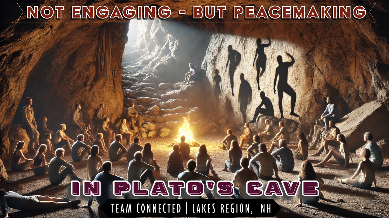 Withdrawing from Collectives of the EMPIRE — PLATO’s cave of thought shadows and thought projections — false identities