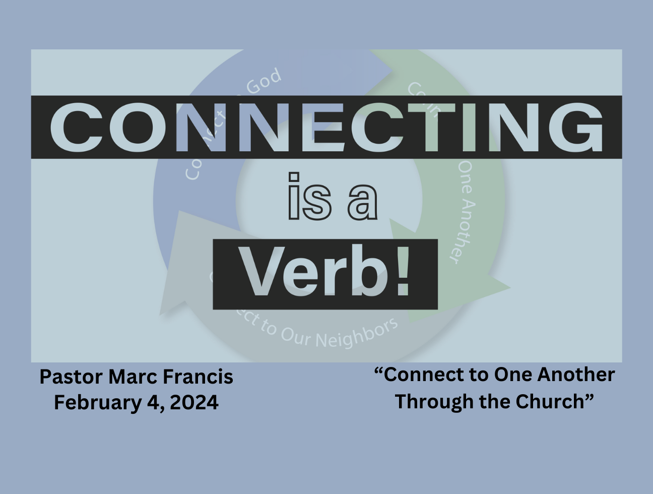 Connecting to One Another Through the Church