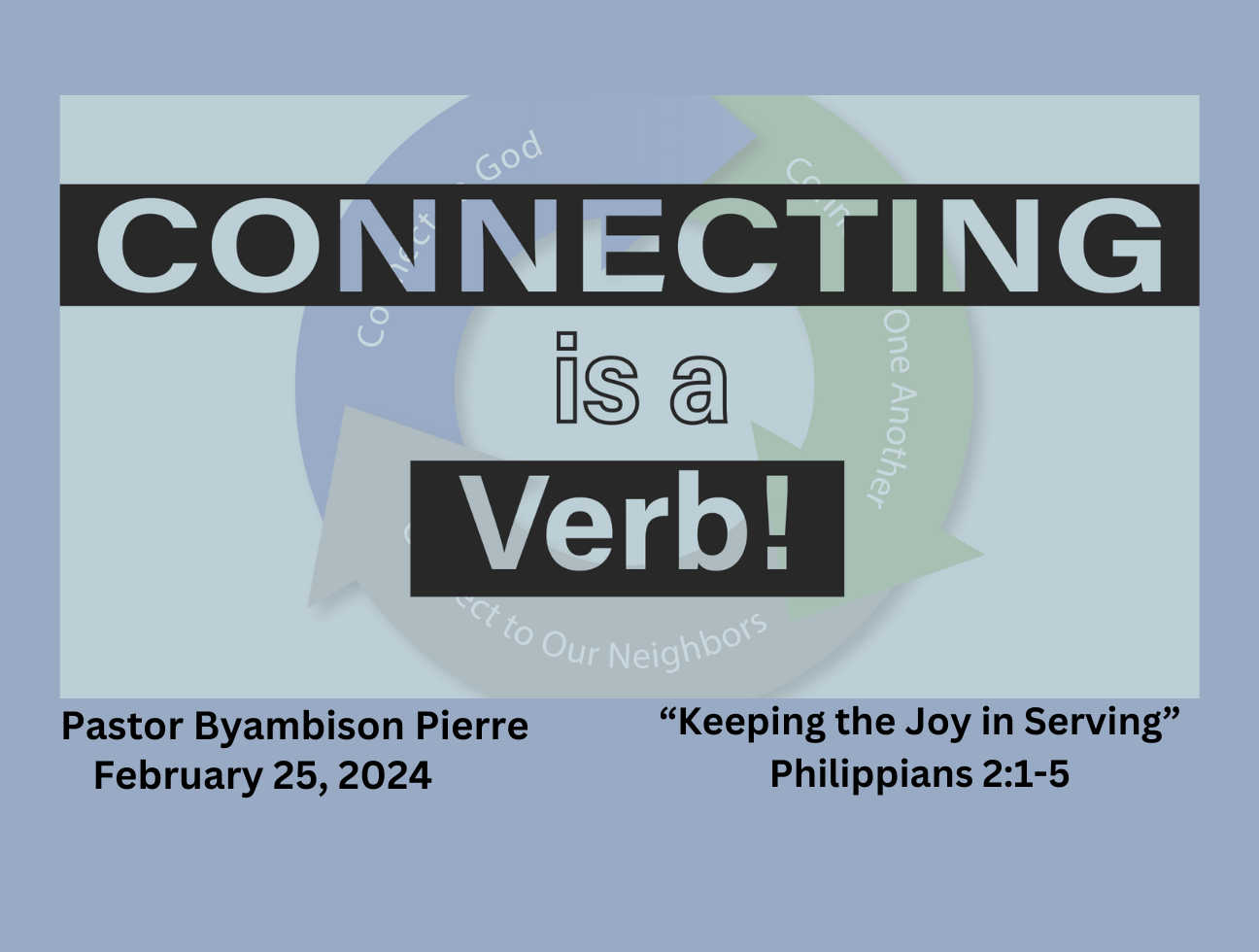 Keeping the Joy in Serving