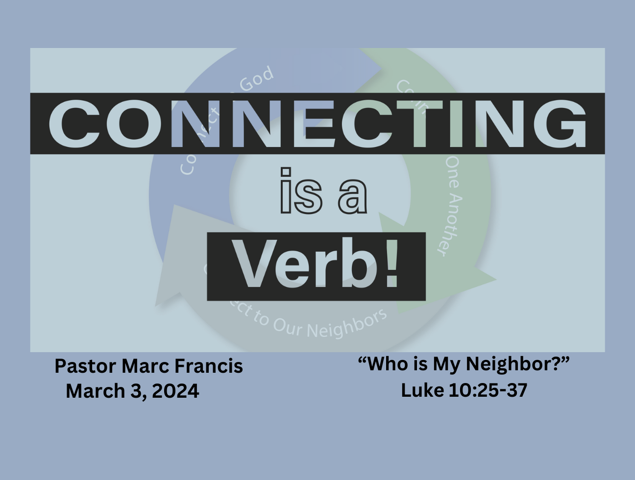 Who is My Neighbor?