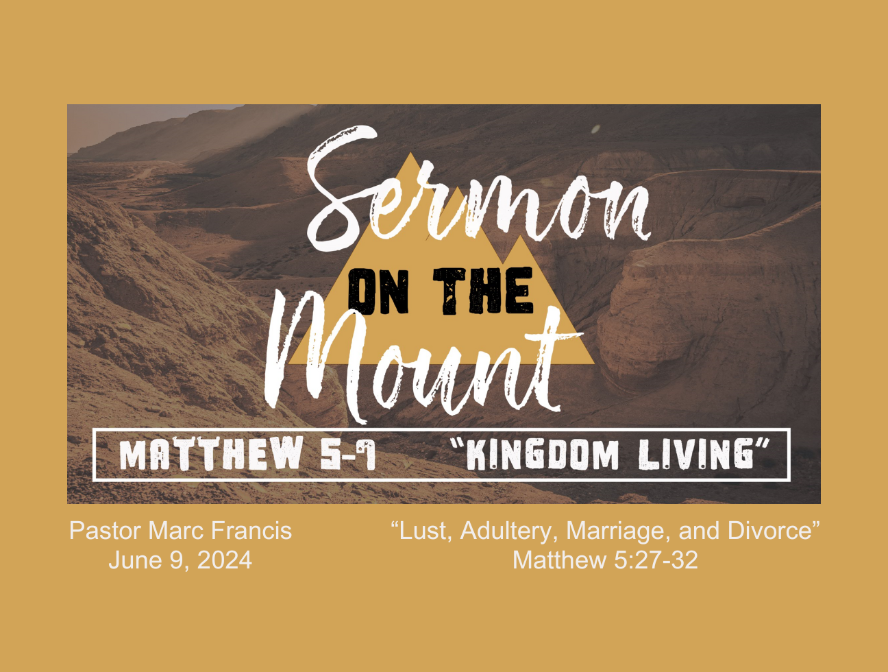 Lust, Adultery, Marriage, and Divorce Part 2