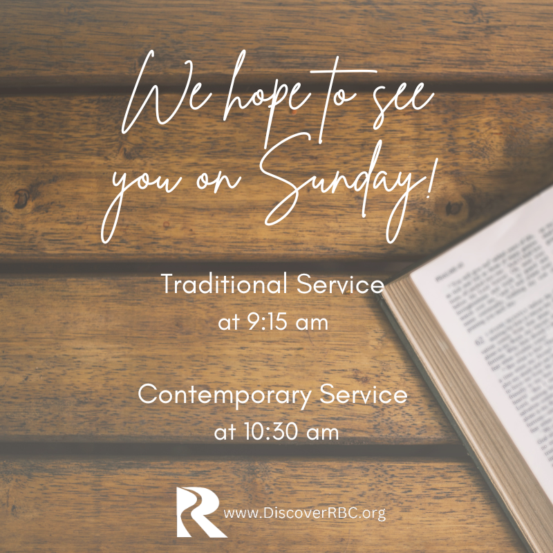 Sunday Morning Services