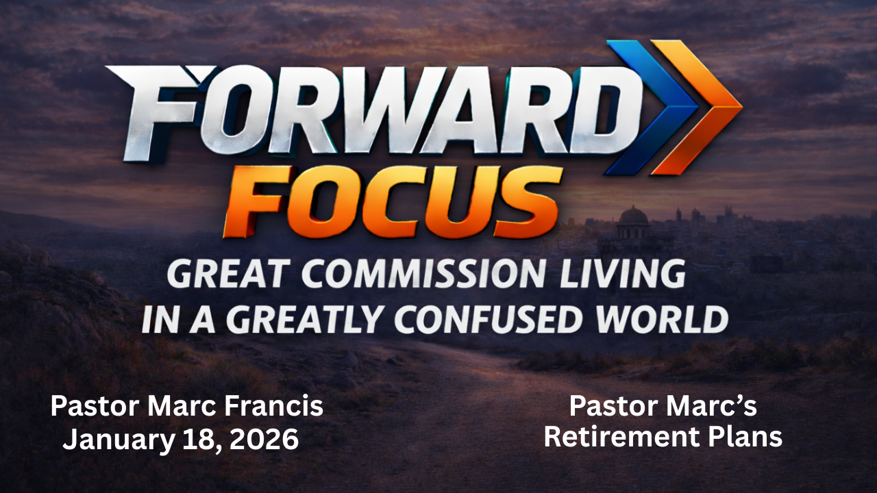 Pastor Marc’s Retirement Plans
