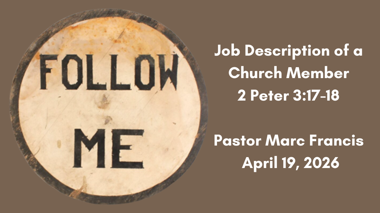 Job Description of a Church Member
