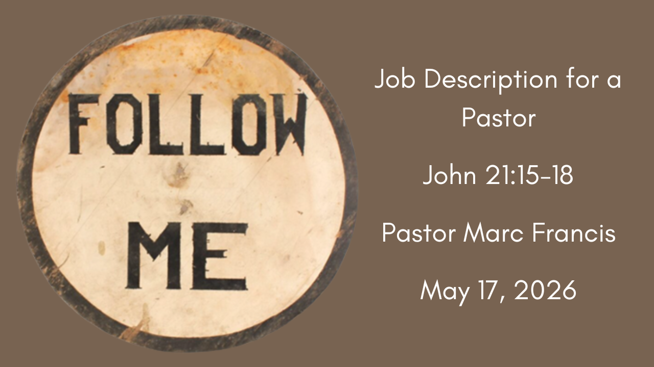 Job Description for a Pastor