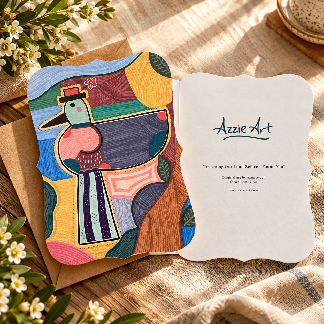 Greeting Card - Bird