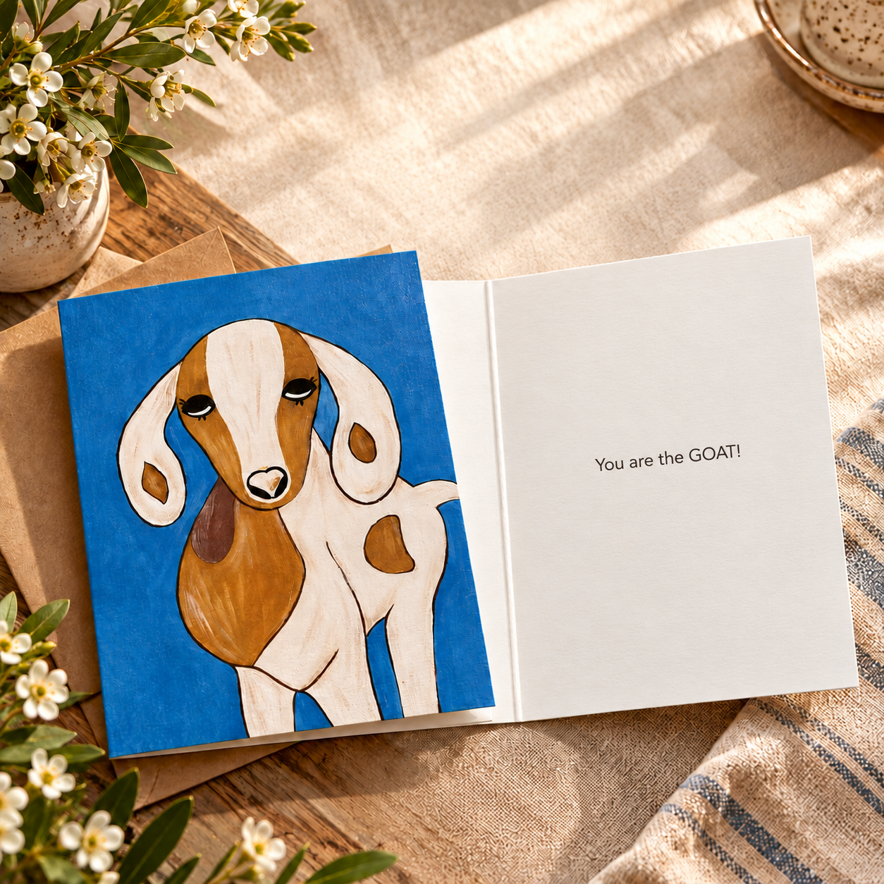 Greeting Card - You are the GOAT!