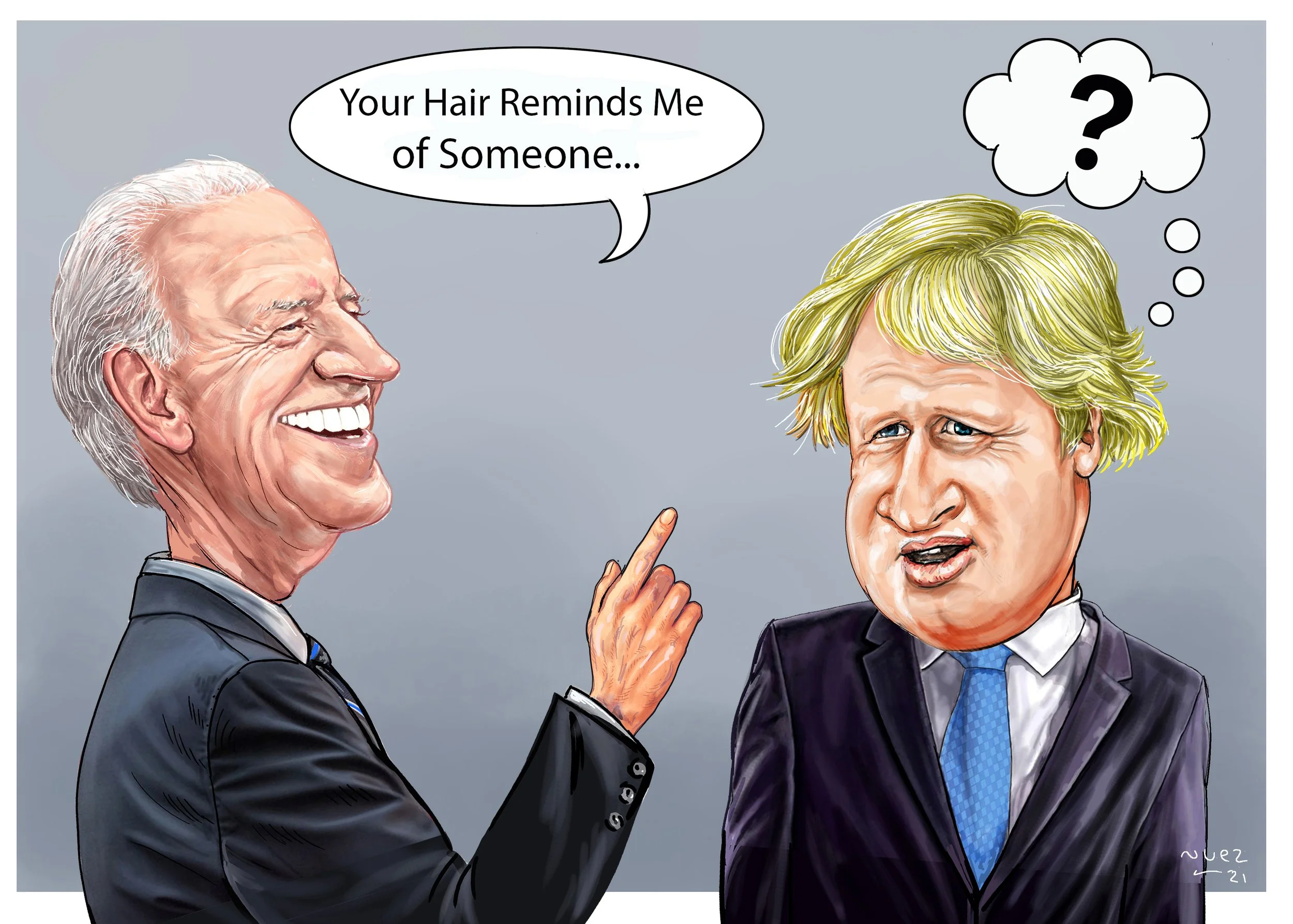 Biden y Boris Johnson