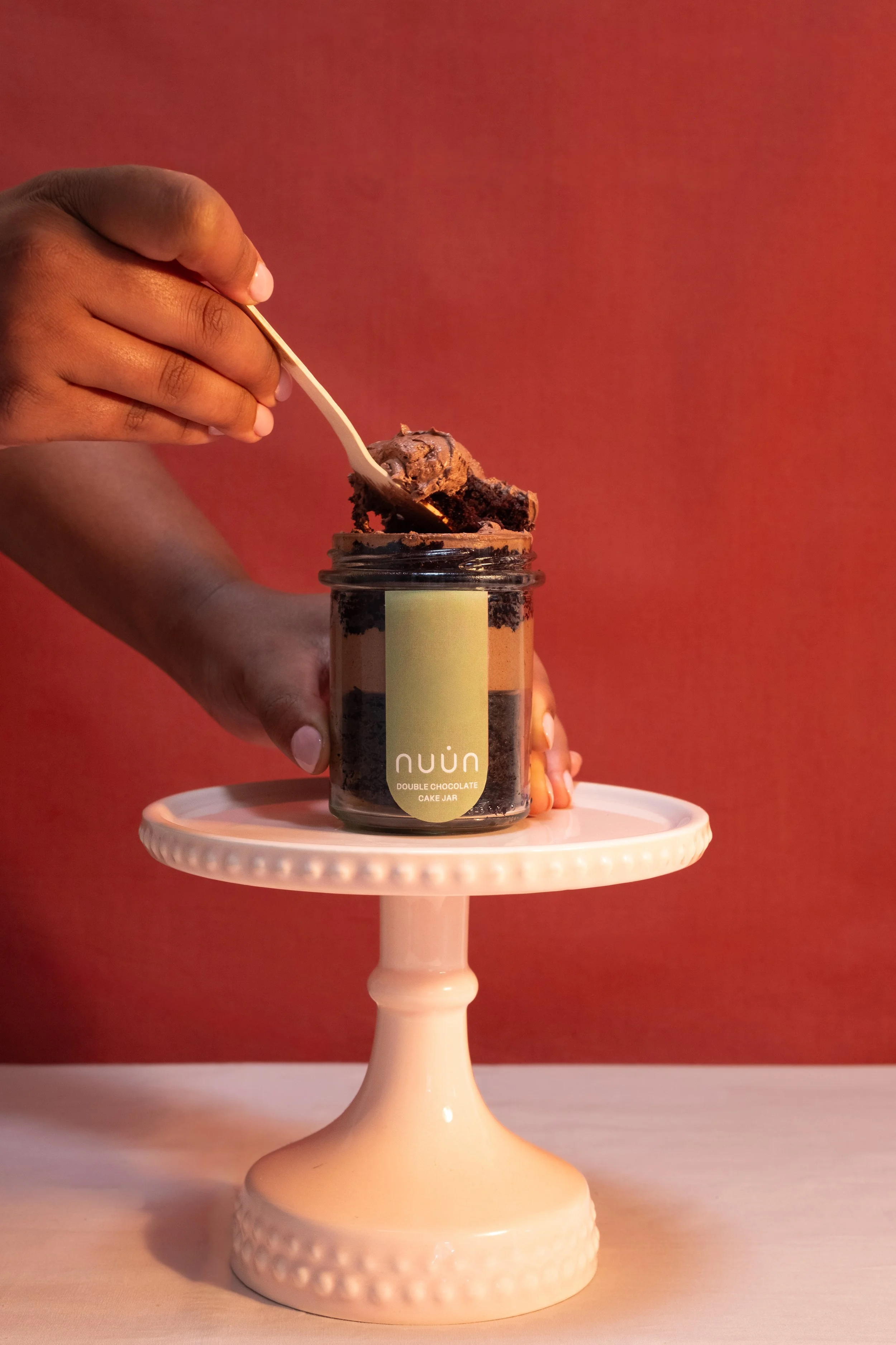 Double Chocolate Cake Jar