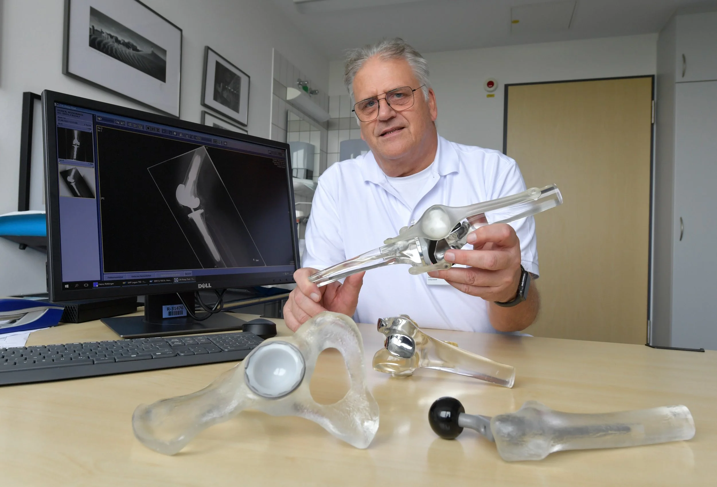 Минимално инвазивен достъп за смяна на тазобедрената става на Рьотингер