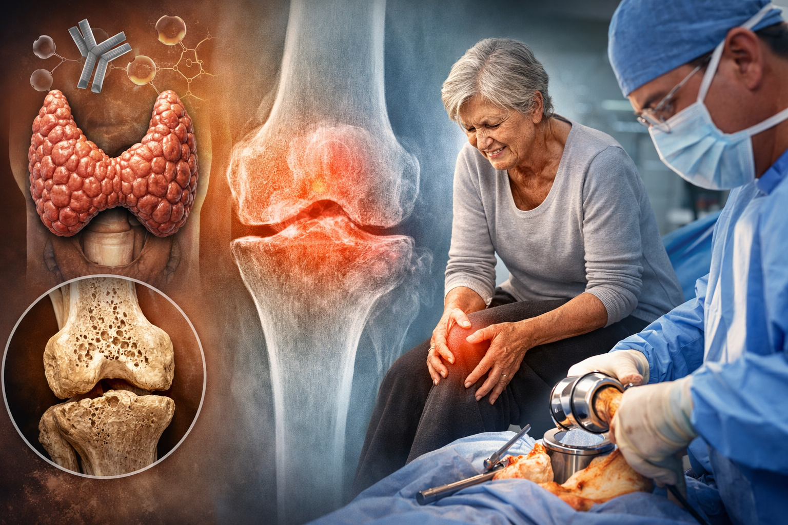 Хипотиреоидизъм и болест на Хашимото – влияние върху артрозата, ендопротезирането и възстановяването