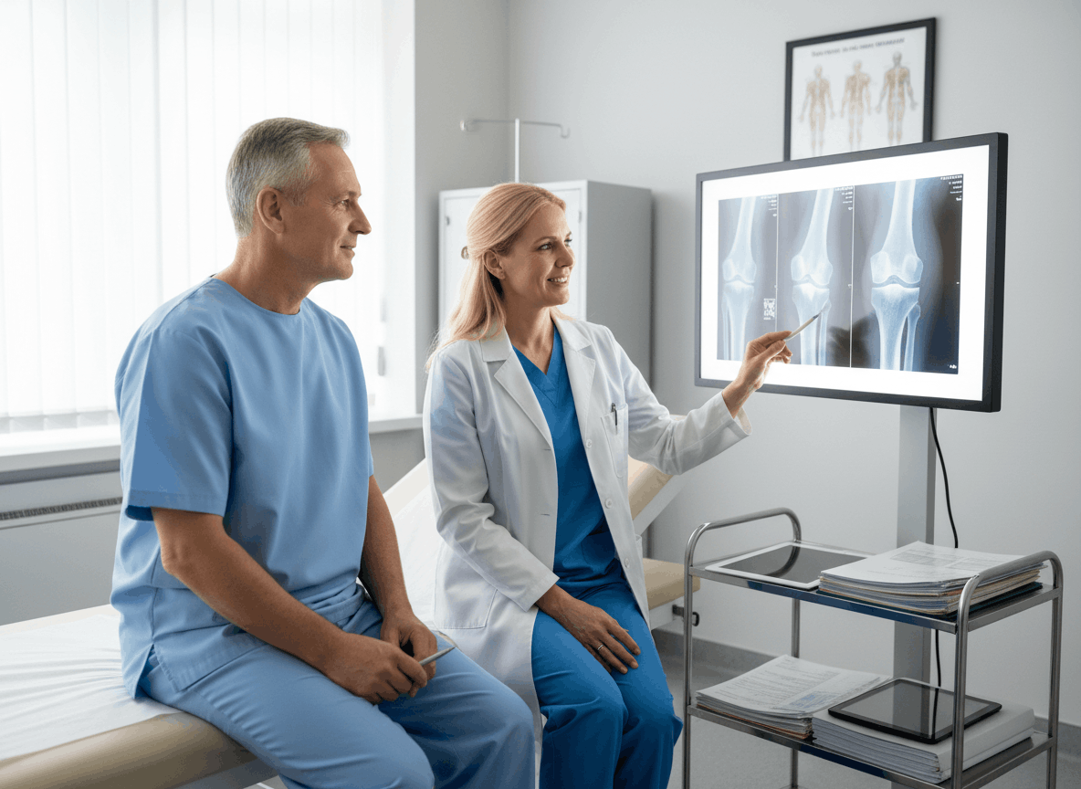 Подготовка на пациентите за смяна на колянна и тазобедрена става