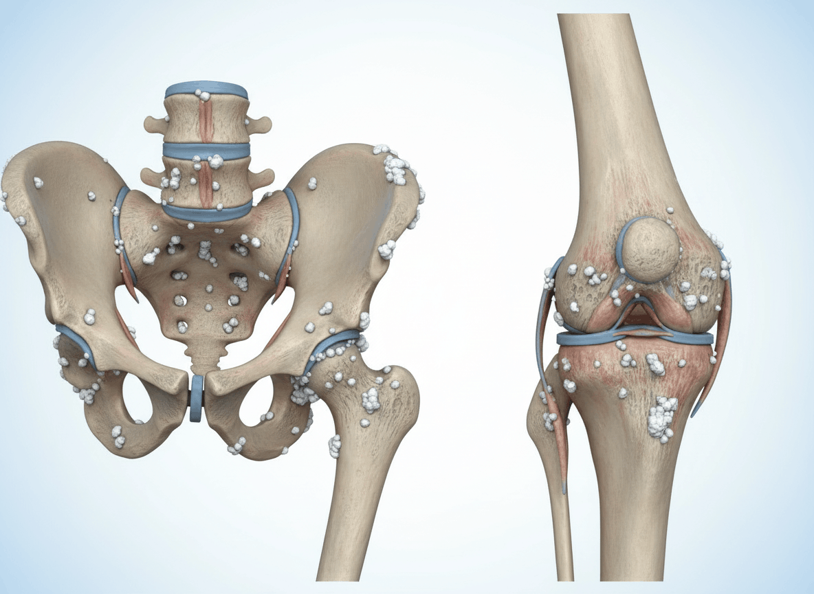 Подагра и подагрозен артрит – как водят до смяна на колянна и тазобедрена става