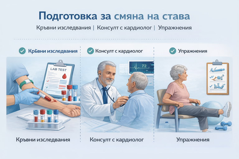 Подготовка за смяна на става – как да се подготвите правилно за операция