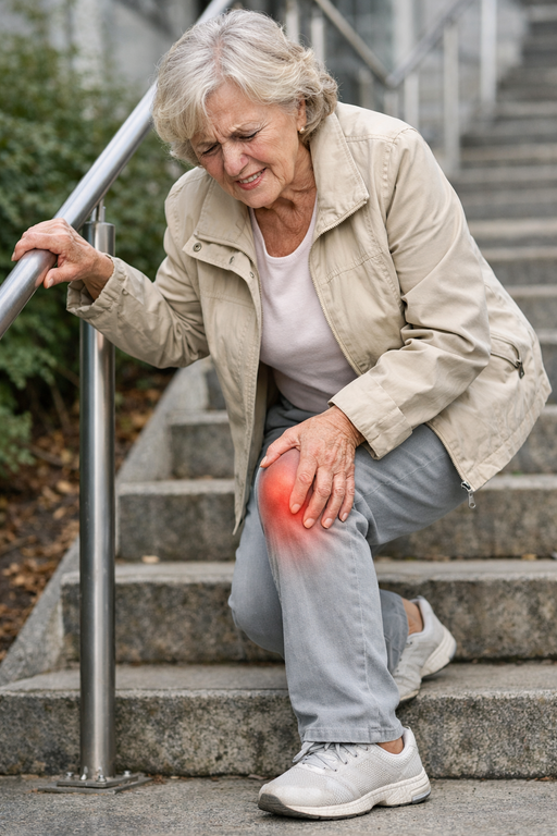 Болка при слизане по стълби – кога причината е артроза на коляното