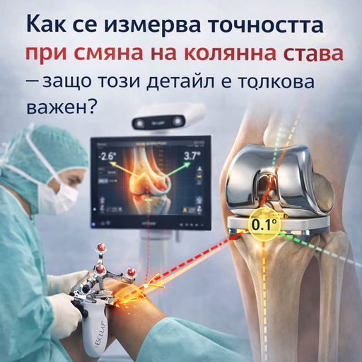 Как се измерва точността при смяна на колянна става – защо този детайл е толкова важен?