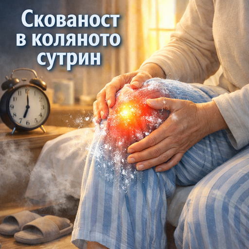 Скованост в коляното сутрин – ранен признак на артроза