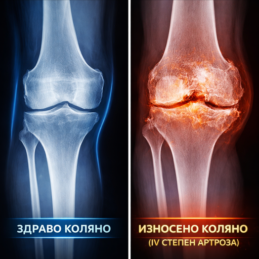 Какво показва рентгенът при артроза на коляното