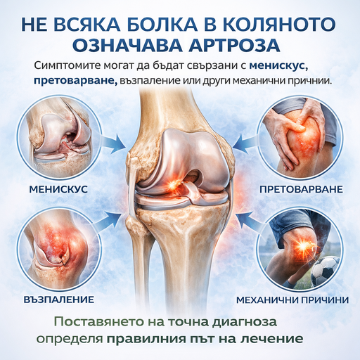 Кога болката в коляното не е артроза