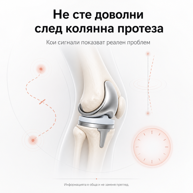Кога резултатът от колянна протеза не е достатъчно добър