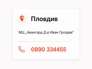Запази час за преглед в МЦ "Авангард Д-р Иван Гроздев" Пловдив