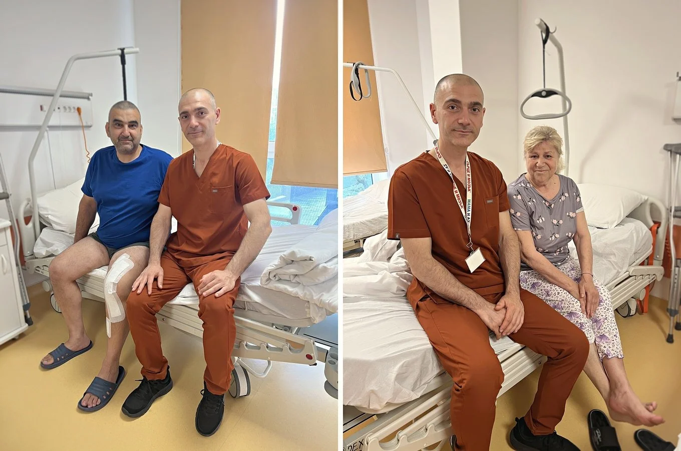 Два пациента, една операция, две различни истории: първите в България навигирано асистирани ревизии