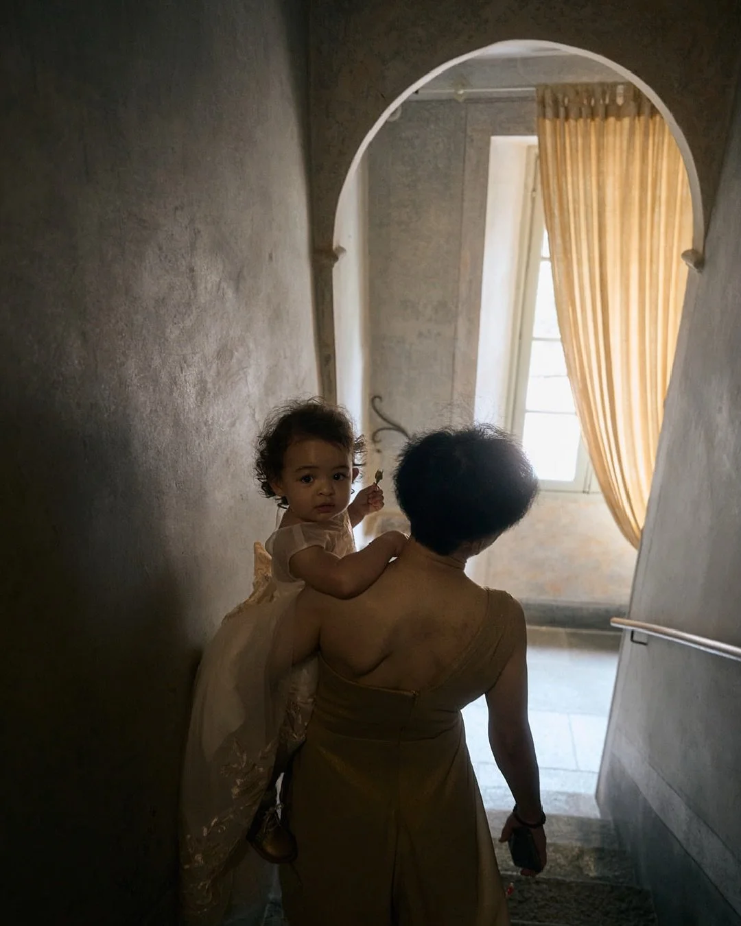 Daughters. 
Venue — @villareginateodolinda_lakecomo 
Planner — @pascale_weddingandeventsitaly @elisaweddingplanner_italy 
Flowers — @figlideifioricomo 
Catering — @sunlake.catering 
Music — @blunotteventi 
MUA — @