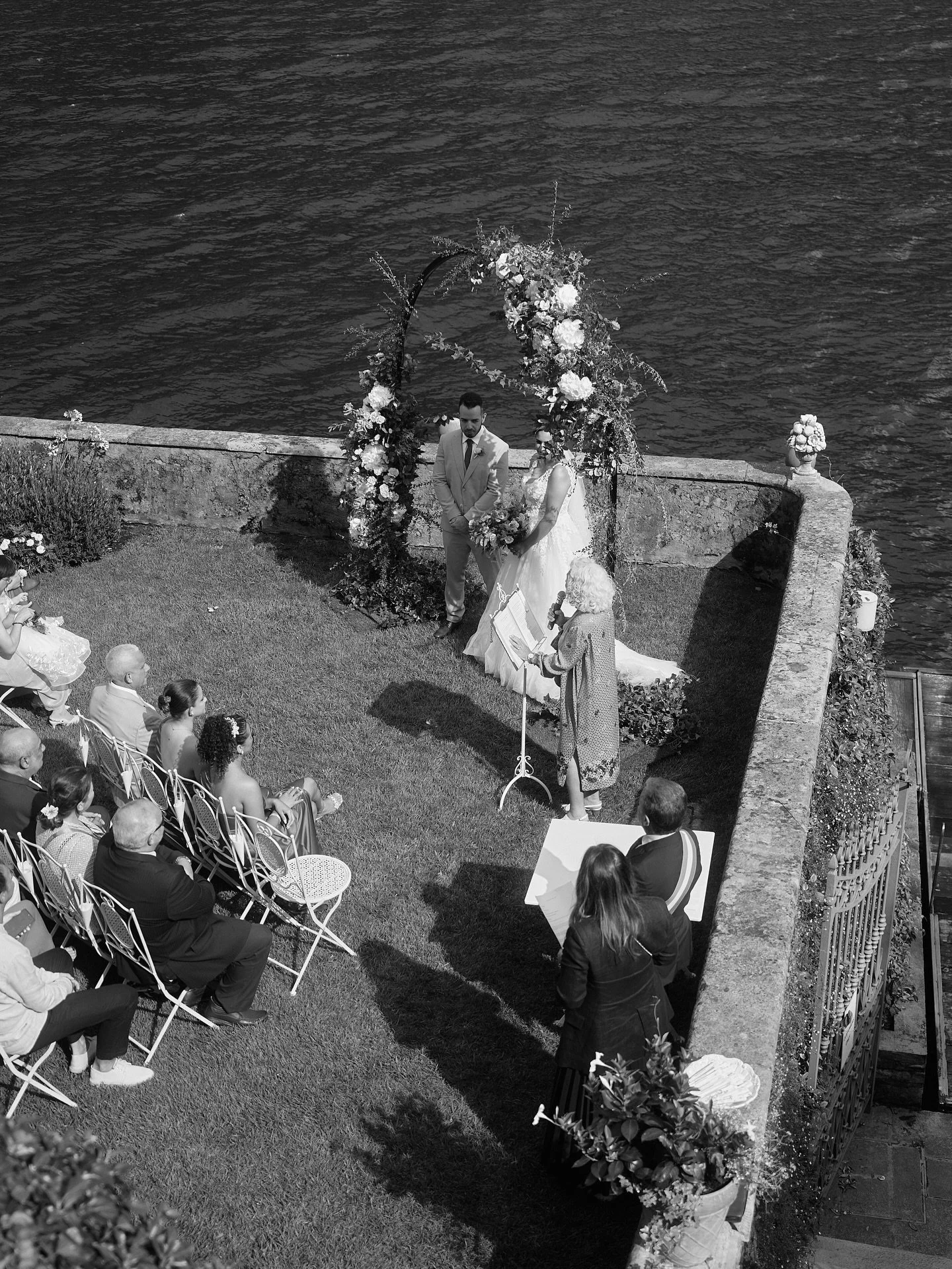 View

Venue &mdash; @villareginateodolinda_lakecomo 
Planner &mdash; @pascale_weddingandeventsitaly @elisaweddingplanner_italy 
Flowers &mdash; @figlideifioricomo 
Catering &mdash; @sunlake.catering 
Music &mdash; @blunotteventi 
MUA &mdash; @stephle