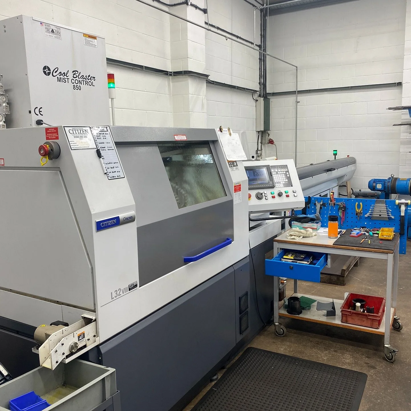 Our Citizen L32 VIII is chipping a lot of metal this week with some lights out jobs coming up

#citizencincom #slidinghead #subspindle #lightsoutmachining #cncmachining #cncsubcontractor #machinists #cncengineering