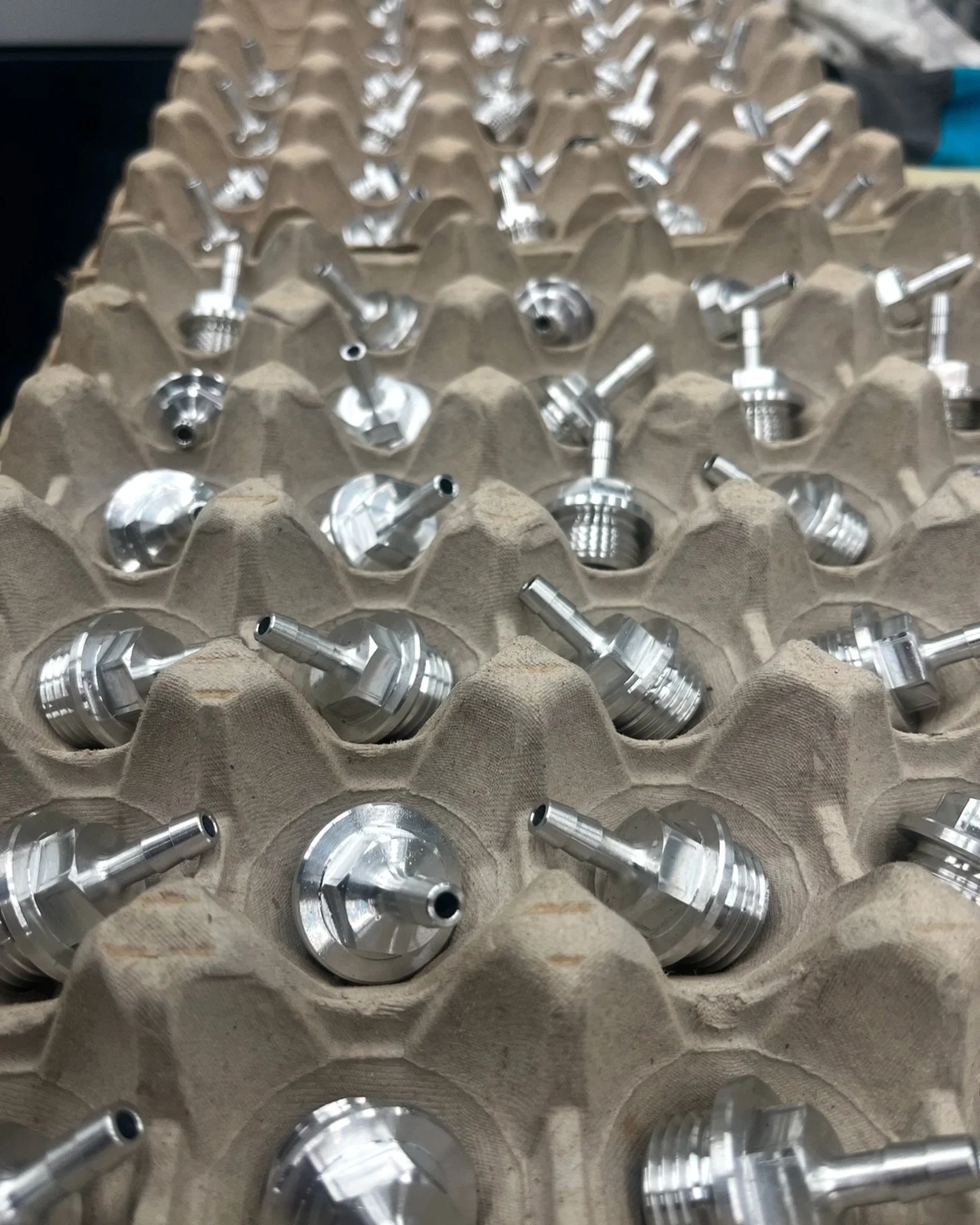 Breather plugs manufactured complete on @citizencnc sliding head lathe