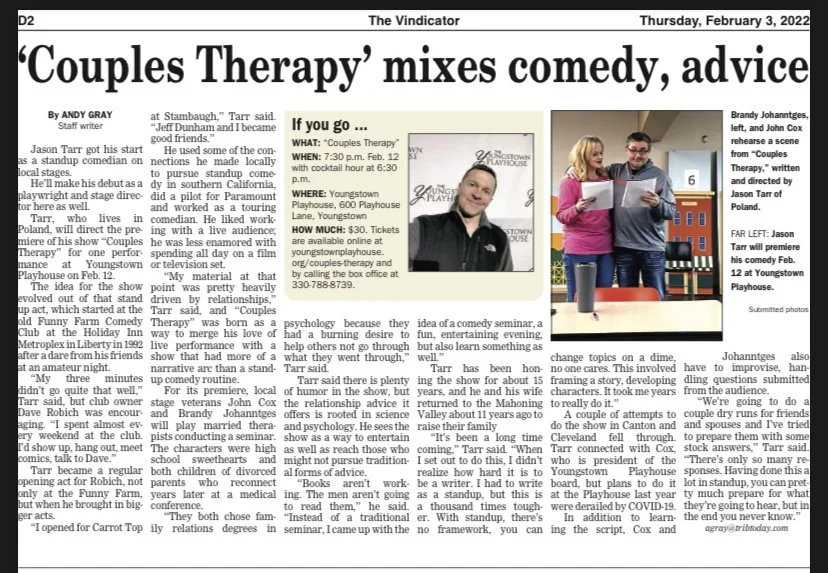 “Couples Therapy” mixes comedy, advice
