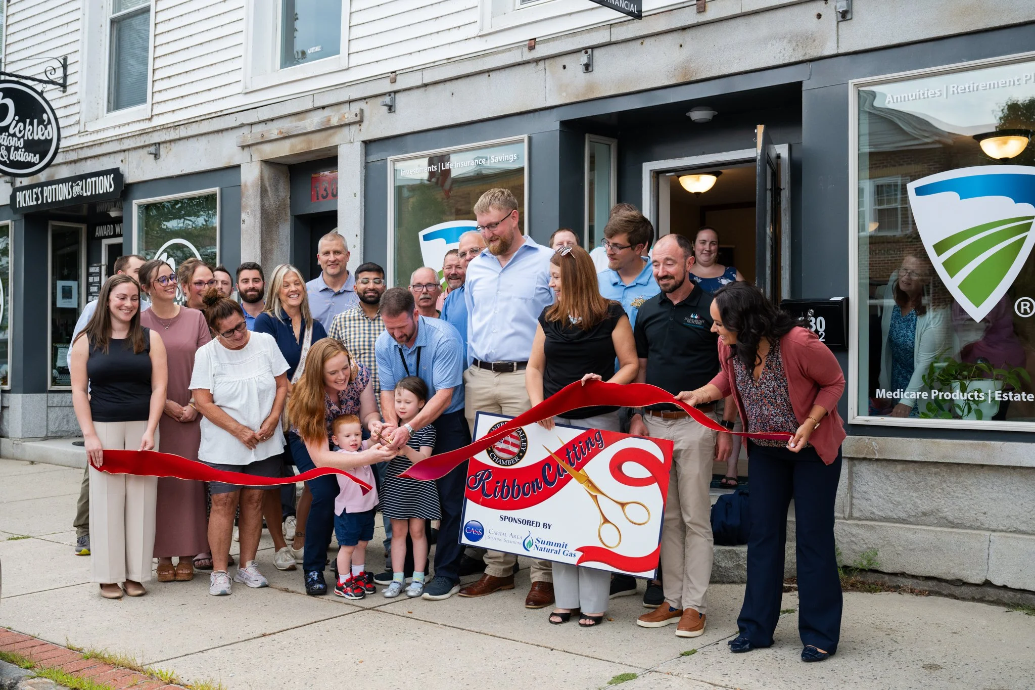 Central Maine Business Opening Ribbon Cutting Winthrop Maine Modern Woodman