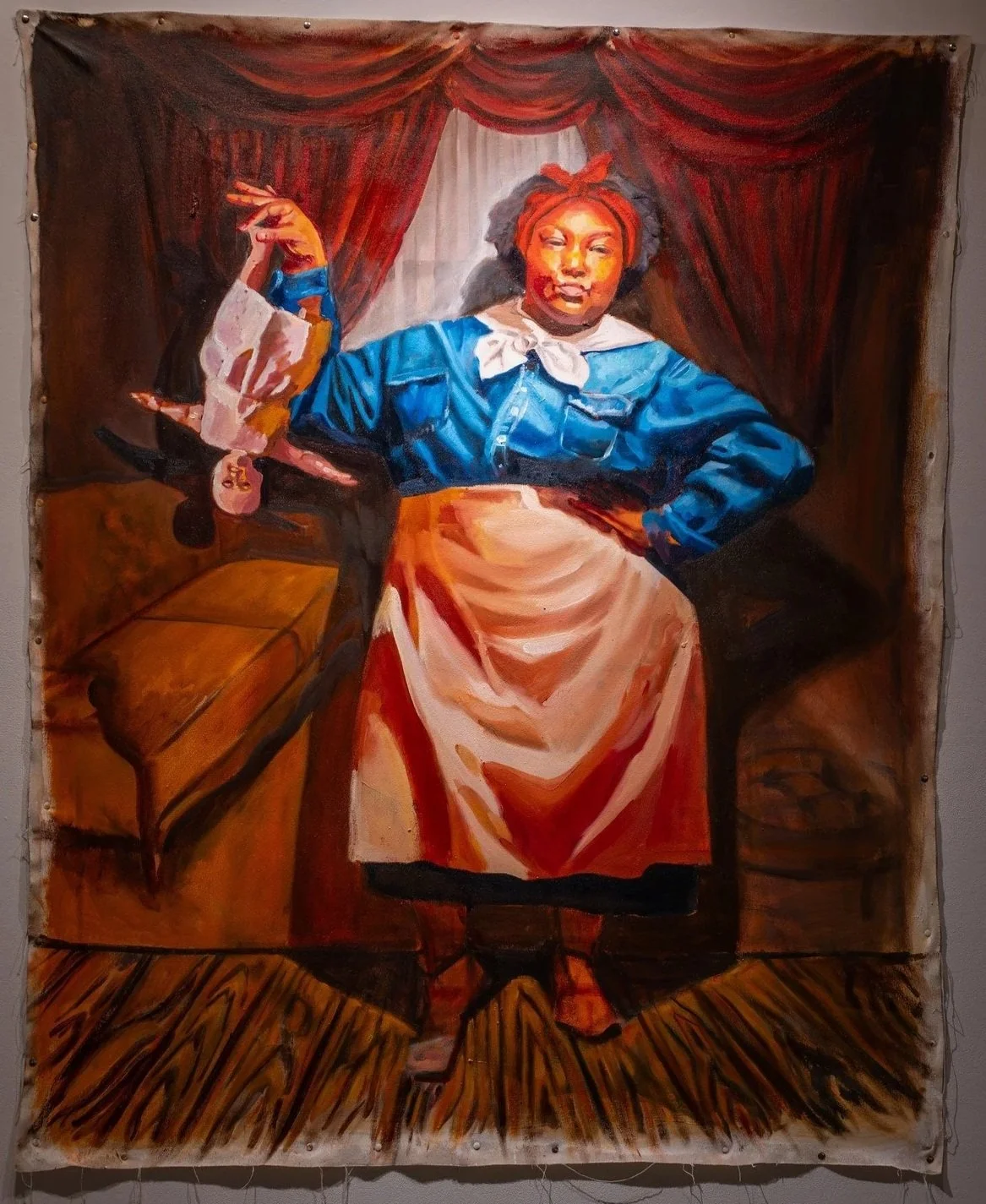 Not Ya Mammy, 2026, Oil on canvas, 60 in x 72 in