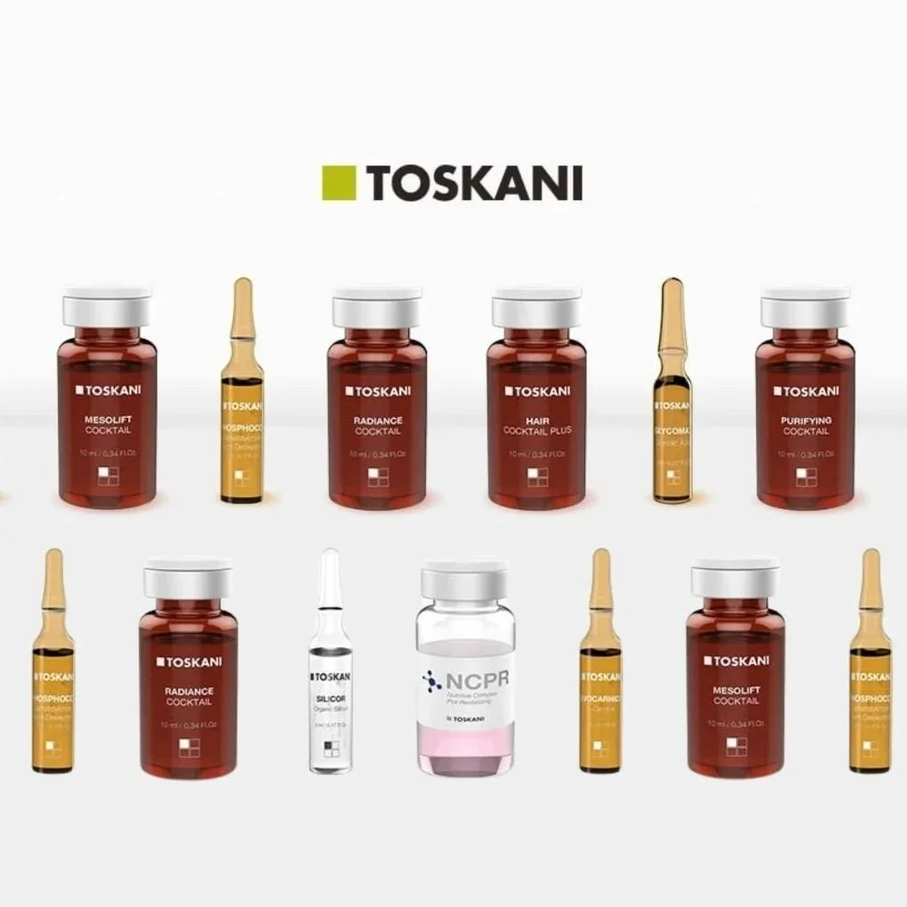 TOSKANI Pharmacuetical-grade PDRN "Salmon Sperm Facial" Skinbooster Cocktailing System