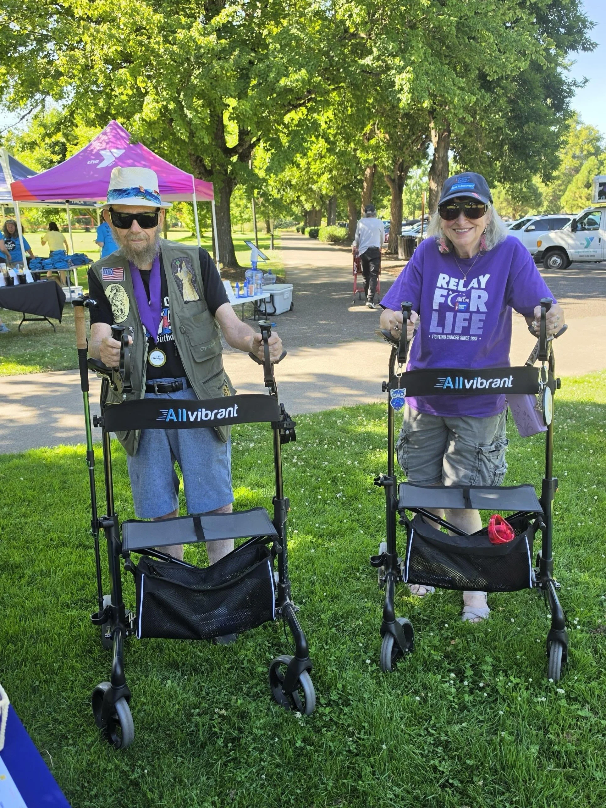 What a beautiful day for the @yeugenefamily&rsquo;s Walk It Off With the Y! @wvcancer, @oregoncancer, @peacehealth, and other community partners joined us at Alton Baker to connect with walkers and encourage cancer awareness. Congrats to Brooklyn, wh