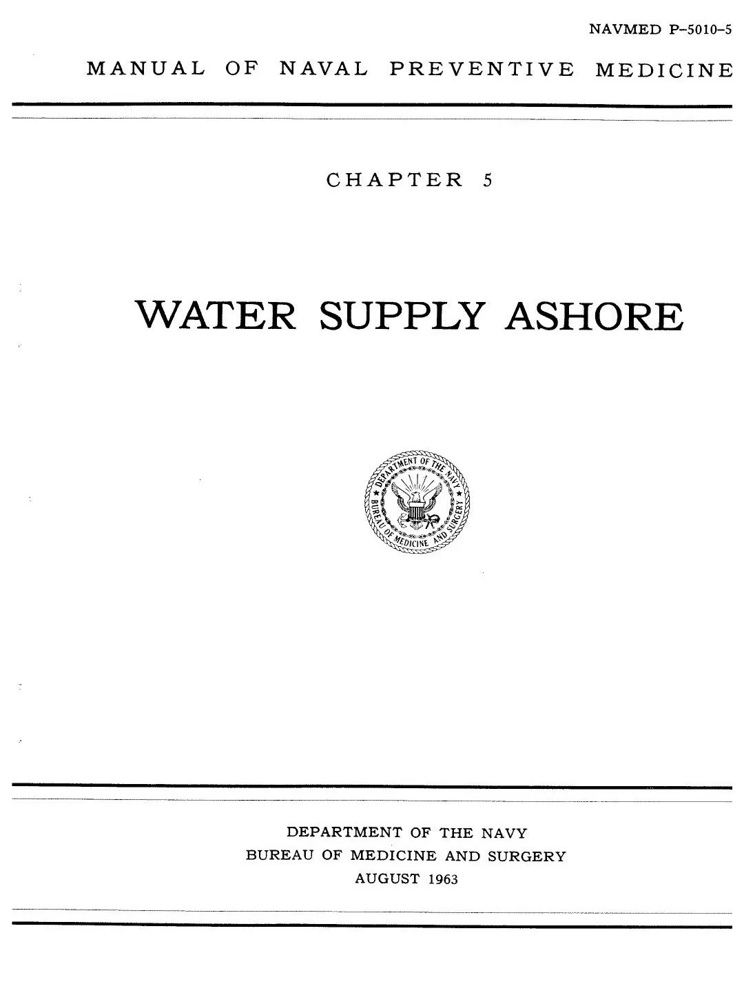 Navmed P-5010-5 - August 1963