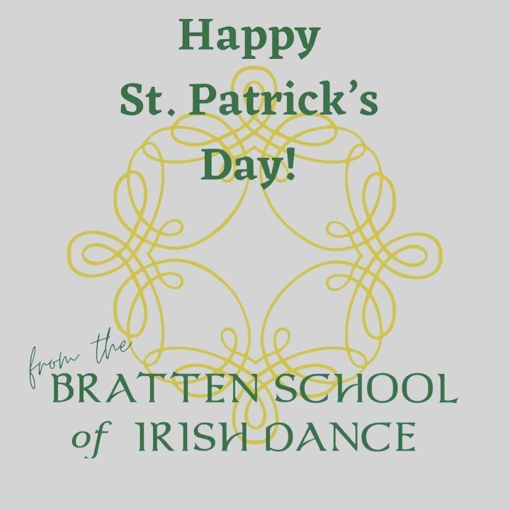 Happy St. Patrick&rsquo;s Day!! We hope your day is filled with lots of jigs! #irishdance #showseason #stpatricksdaystepabout #stpatricksday #dancedancedance