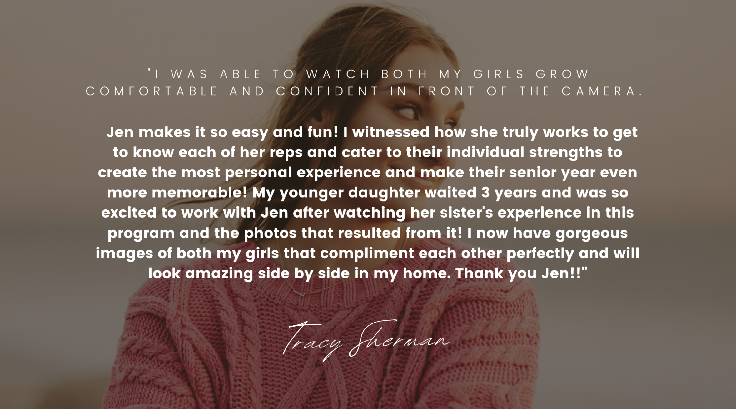  standout senior rep program testimonial 