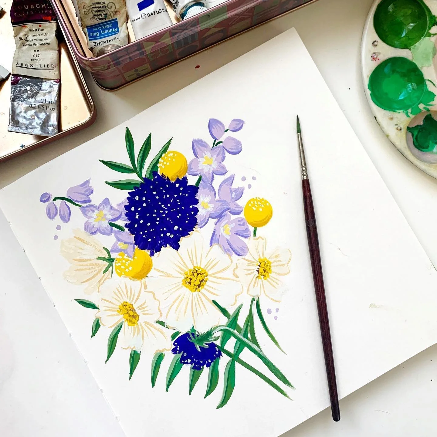 How to Create Balanced Compositions in Floral Paintings — Ann Shen Blog