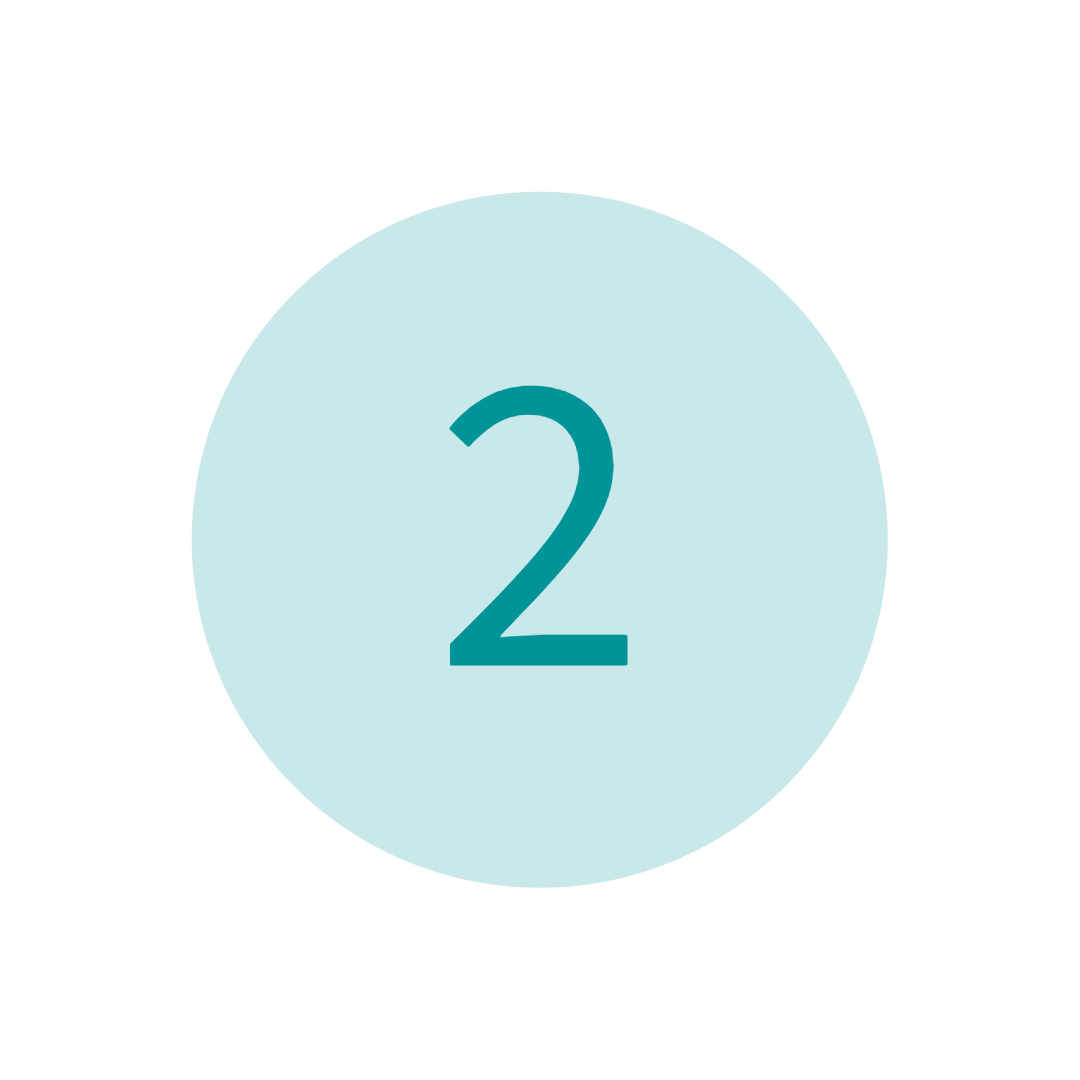 number 2 in a circle