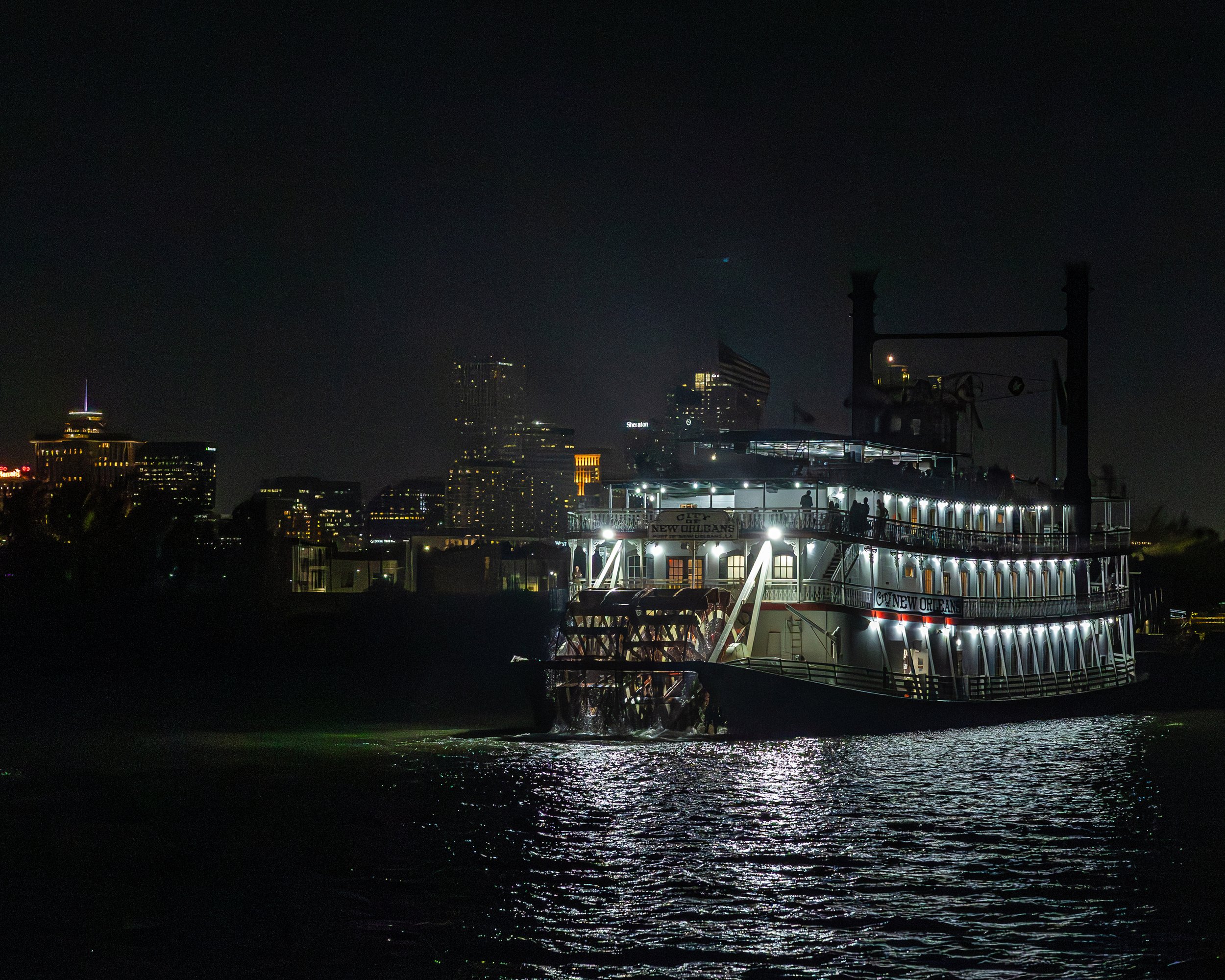 The City of New Orleans Paddlewheel Boat