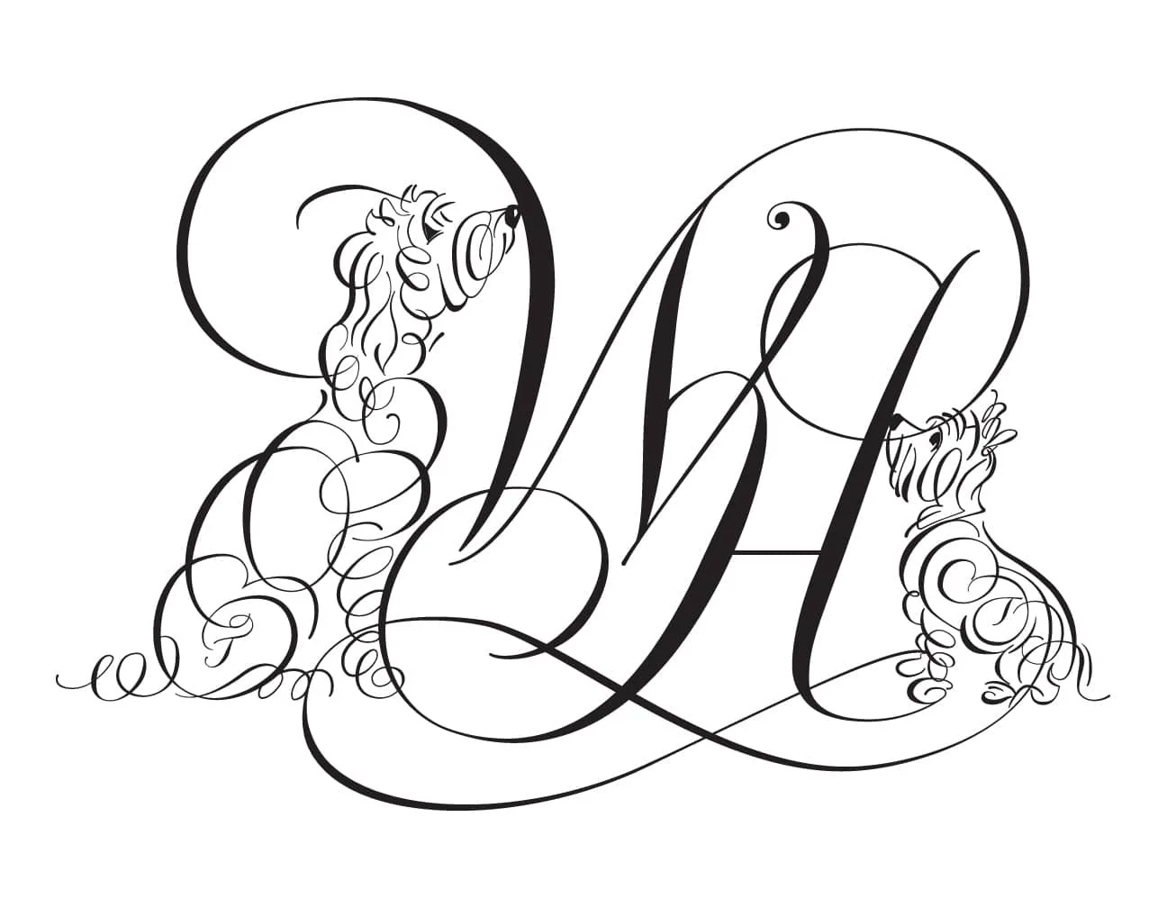 Design & Calligraphy by John Stevens. Hand-lettering and Vector-drawn logotype for personal use.