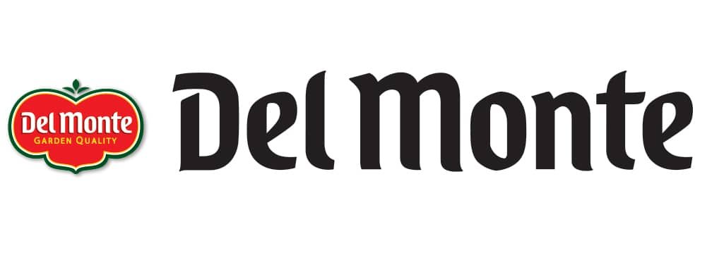 DelMonte: logo redesign/refresh. Design & Calligraphy by John Stevens. Hand-lettering and Vector-drawn.