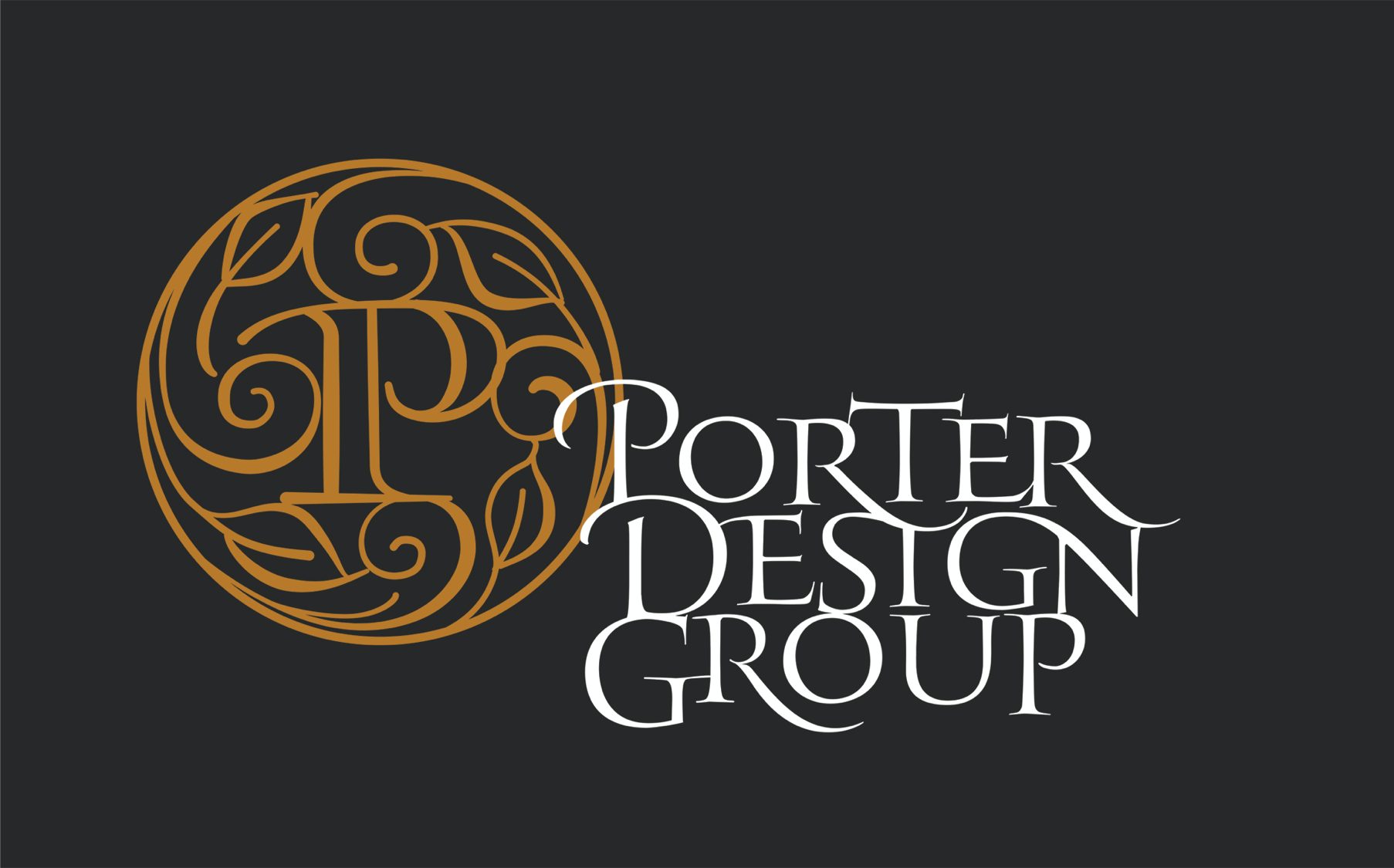 Logo for an Architectural/Interior design firm. Design & Calligraphy by John Stevens. Hand-lettering and Vector-drawn.
