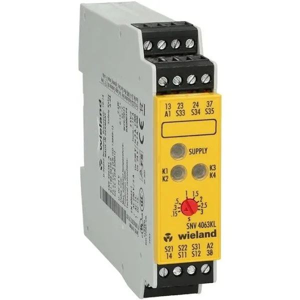 Wieland Relé SEGURIDAD AC/DC 24V WL SNO4063K-A