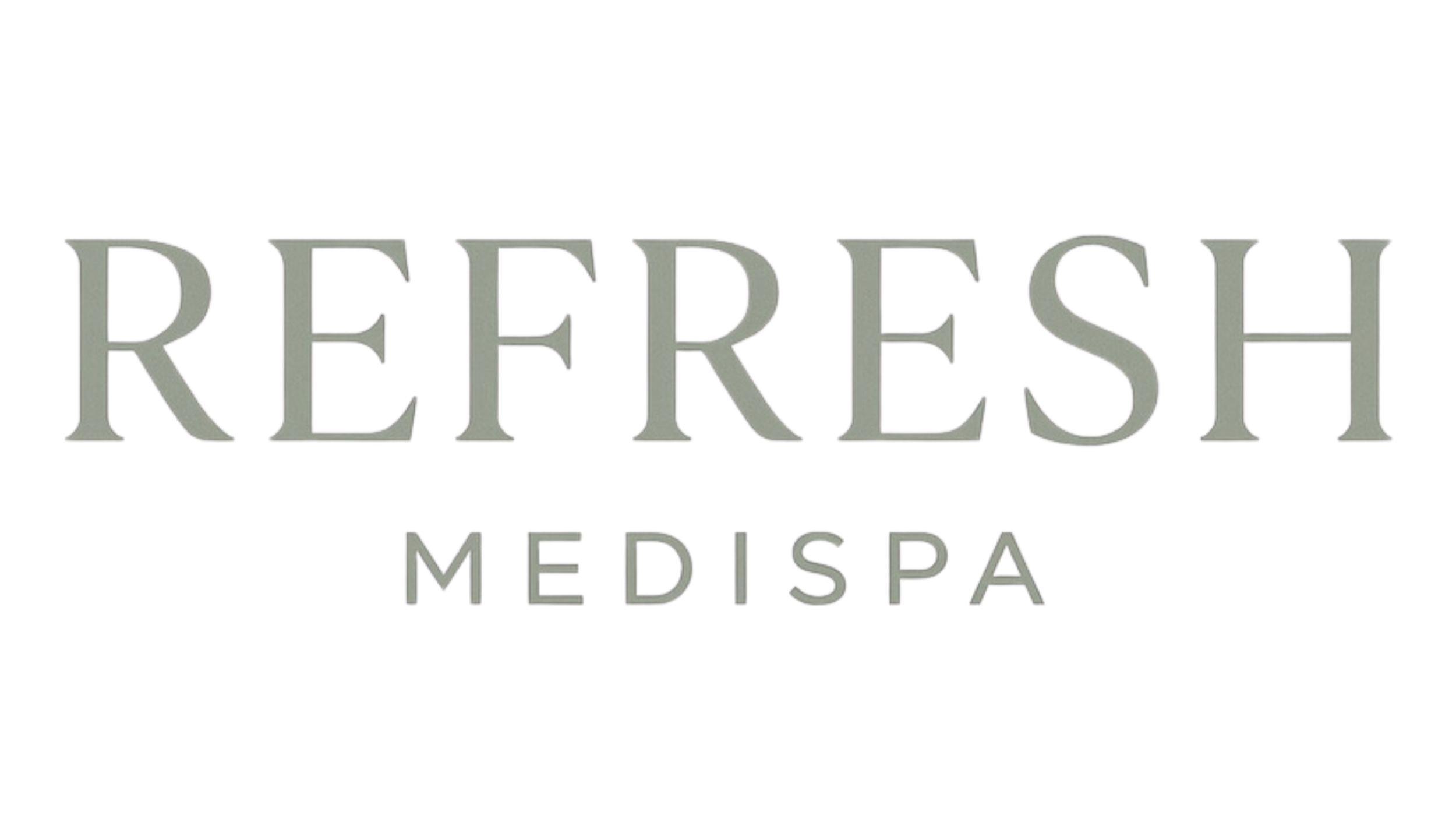 Logo for Reeresh Medspa with the word 'Reeresh' in large stylized font and 'Medspa' in smaller font below it.