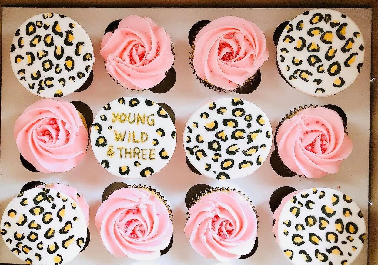 Leopard Print Cupcakes