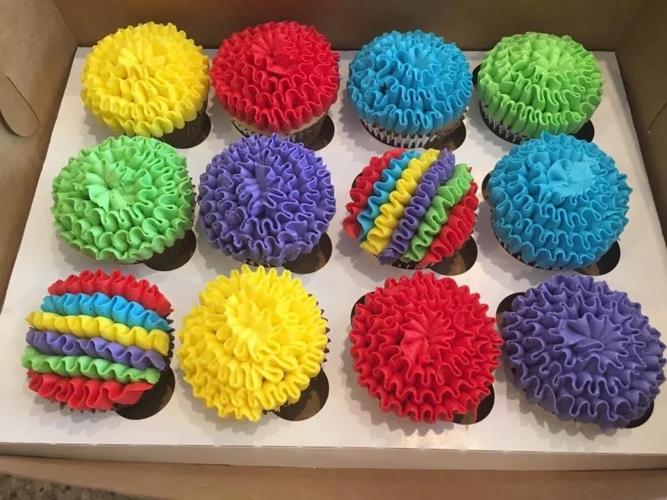 Rainbow Cupcakes